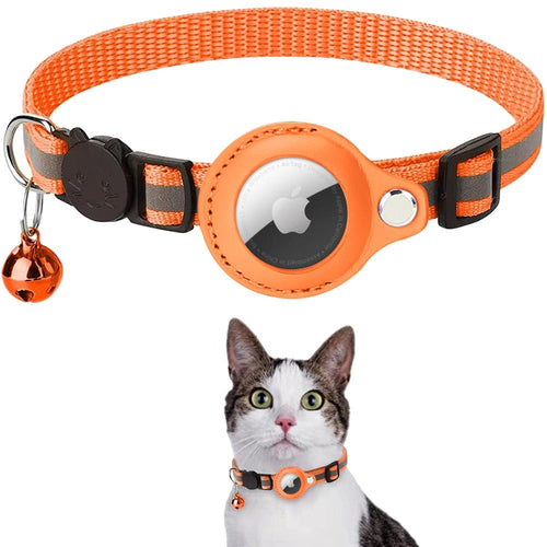 Reflective AirTag Collar for Cats & Dogs