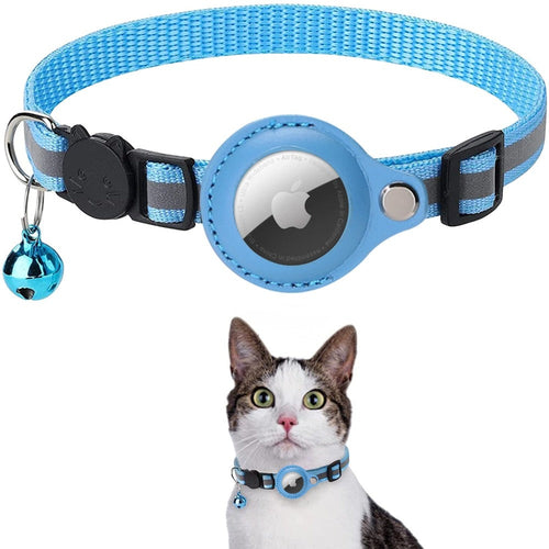 Reflective AirTag Collar for Cats & Dogs