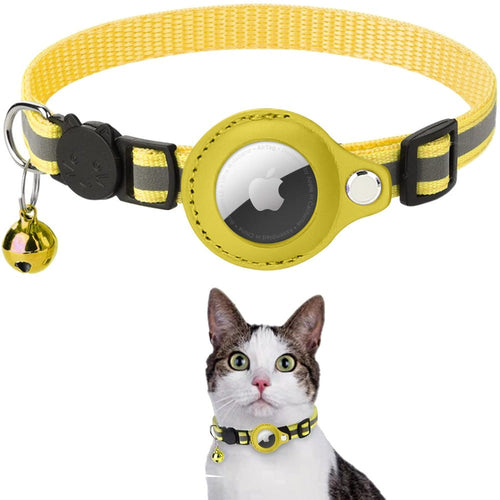 Reflective AirTag Collar for Cats & Dogs