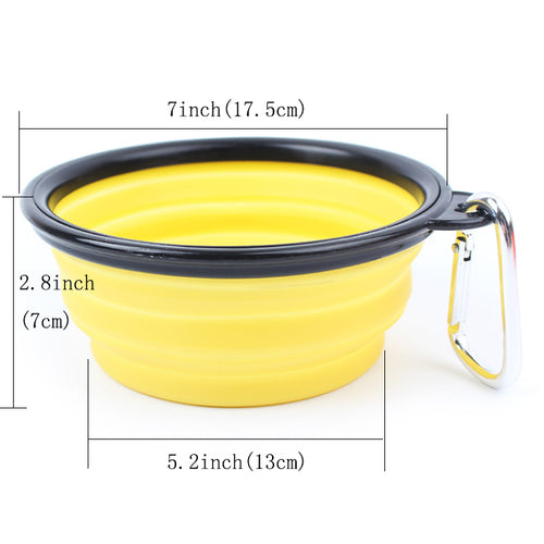 Collapsible Pet Travel Bowl - 1L